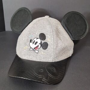 Disney Parks 2019,Gray/Black Mickey Mouse Snapback Hat,57-60 cm.